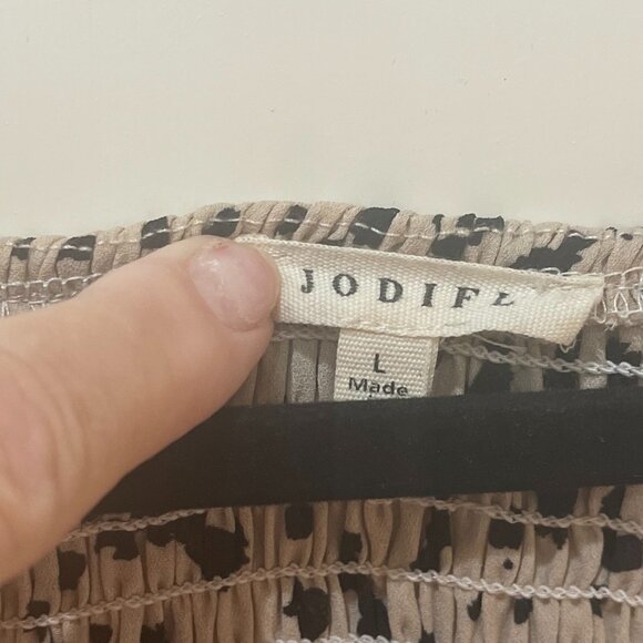 Flowy leopard print top by JODIFL size L - Picture 4 of 6